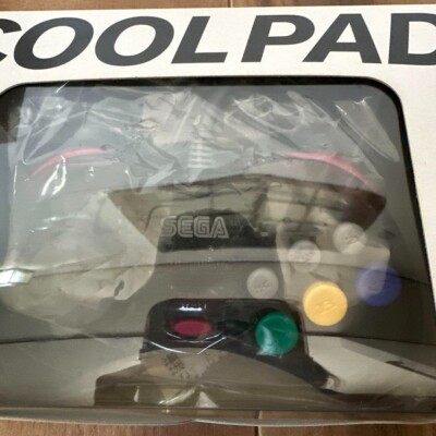 SEGA SATURN Cool Pad Controller Skeleton Black HSS-0101 with Box from japan New