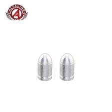 ALTA Bicycle BULLET VALVE CAPS IN CHROME USED FOR PRESTA/FRENCH Valve Caps Bike
