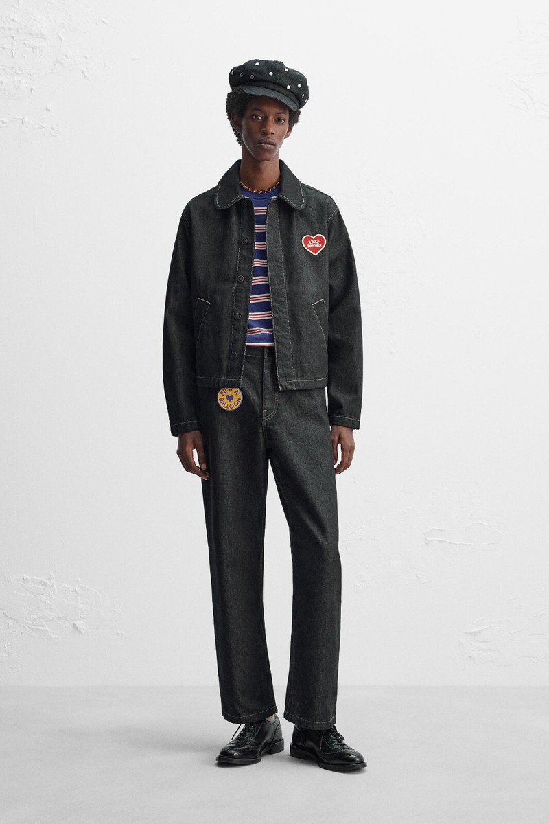 Harry Lambert x Zara CROPPED FIT DENIM JACKET Circus School