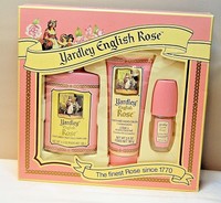 Yardley English Rose 3.5 Oz Talc 3.5 Oz Hand Cream, 3/8 Oz Cologne Gift Set Yardley English Rose 3.5 Oz Talc 3.5 Oz Hand Cream, 3/8 Oz Cologne Gift Set