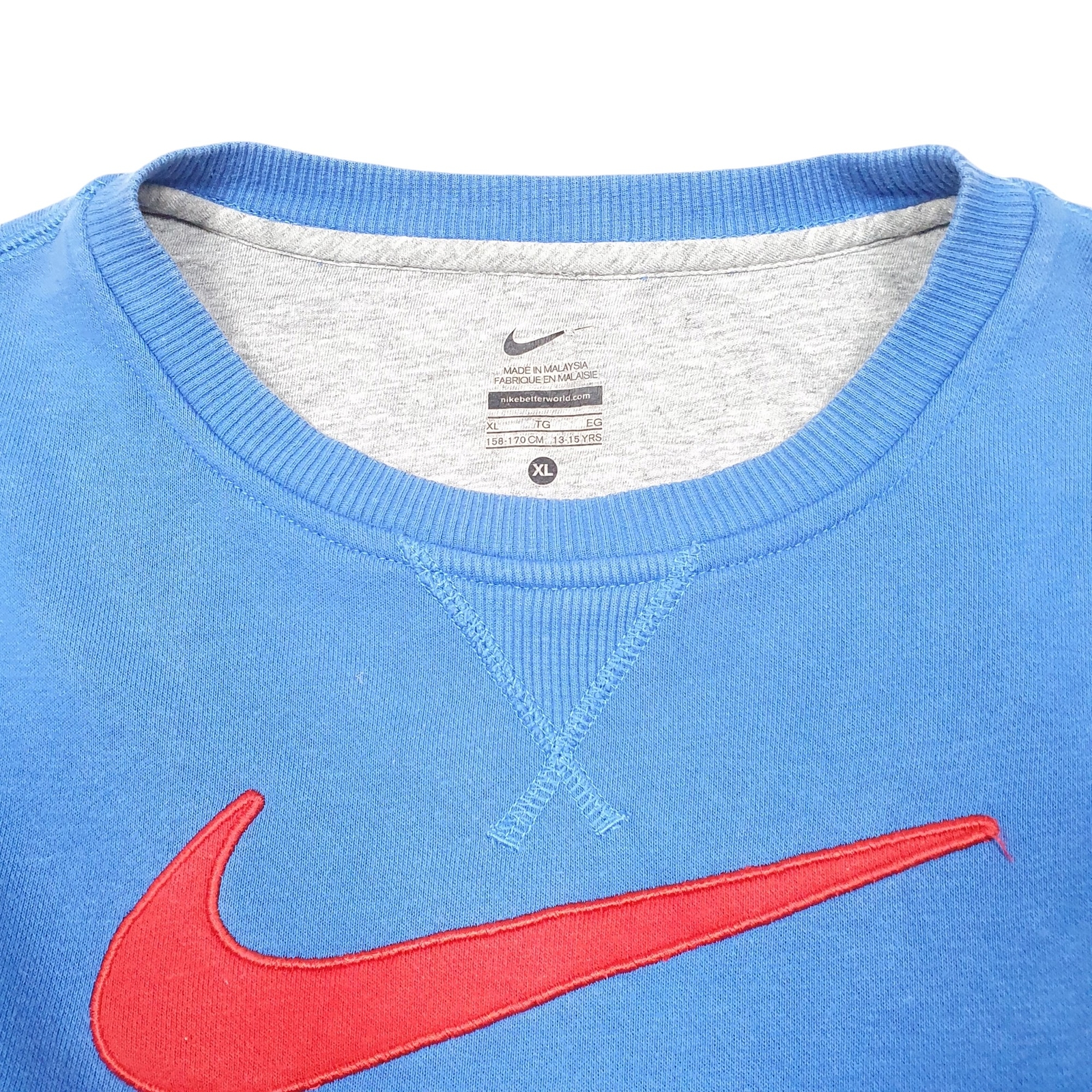 NIKE Crewneck Swoosh Jumper Sweatshirt Womens L image 2