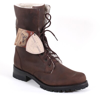 14 Schnürstiefel Stiefelette Stiefel Worker Country Western Leder Botas Jaca 43