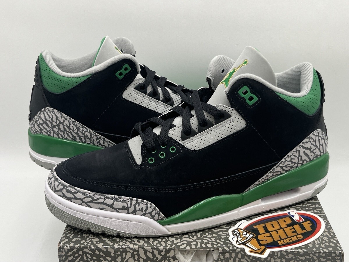 New Air Jordan 3 Pine Green 2021 Size 10.5 Rare Retro