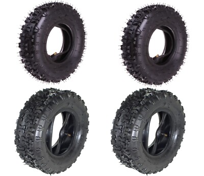 4x Kinderquadreifen Quadreifen 4.10-6 + 13x5-6 Kinder Mini-Quad Reifen Schlauch