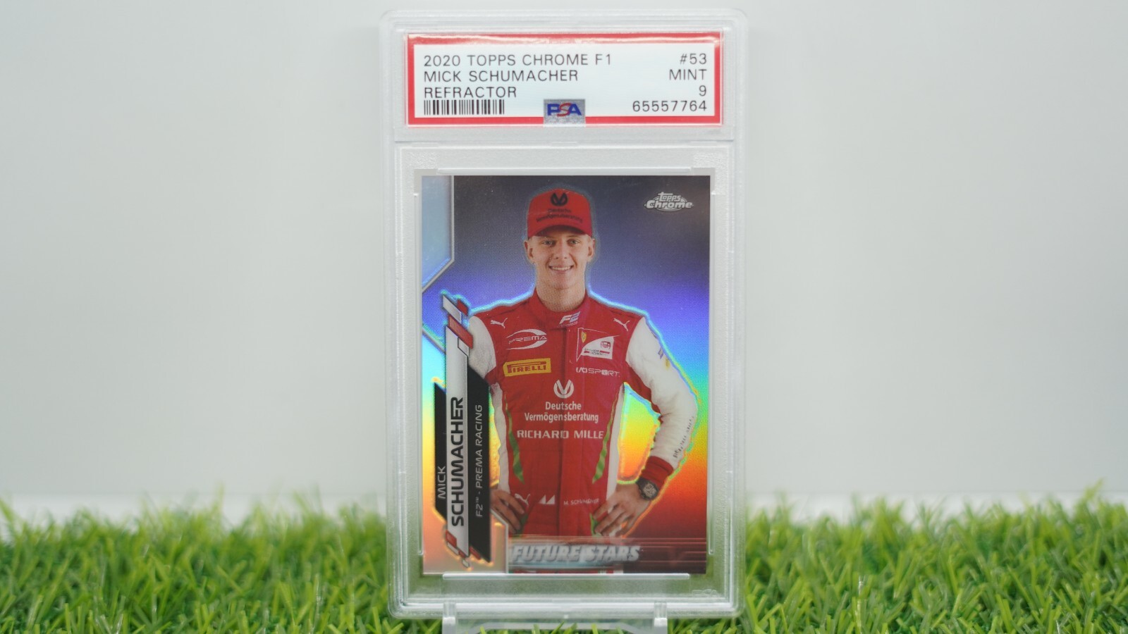 2020 Topps Chrome F1 Mick Schumacher Silver PSA 9 #53
