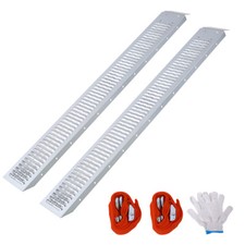 2Pcs 74" L Loading Ramps 960lbs for Trucks Steel Motorcycle Dirt Bike ATV Quad