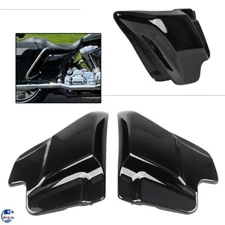 Gloss Black Side Covers Panel Cowl For Harley Road King FLH FLT FLHR FLHT 97-07