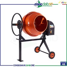 Betoniera Elettrica Mixer 550W In Acciaio Per Appartamenti Capacità 130 LT Brixo