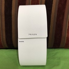 Prada Authentic Hard Eyeglass WHITE Case Extra Large Size