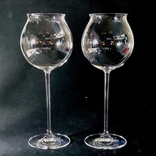 RIEDEL ROSENSYMPHONIE 10" WINE GLASSES, Lead Free Crystal, 20 oz, AUSTRIA, 2PCS