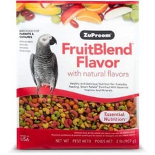 ZuPreem FruitBlend Flavor Bird Food-Medium/Large