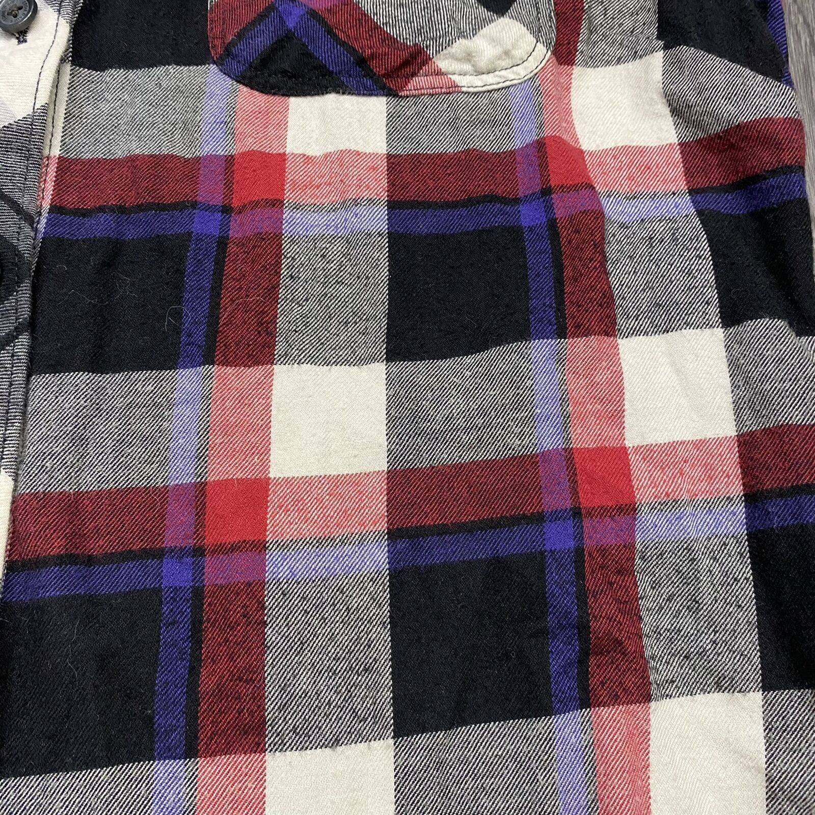 EDDIE BAUER Button Down Collared Multi Color Plai… - image 10