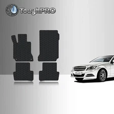 ToughPRO Floor Mats Black For Mercedes-Benz C Class Sedan All Weather 2008-2014