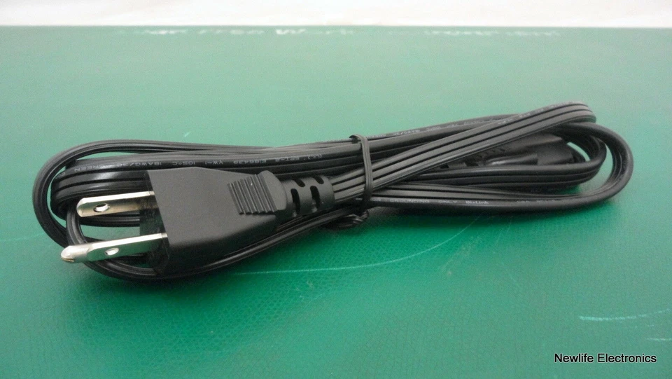 New Dell 05120P 6 ft. (1.83m) 3-Prong AC Computer/Printer Power Cord - Image 2 of 4