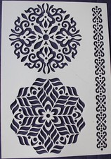 Laser-Schablone, A4, "Ornamente & Bordüren ", Jittenmeier