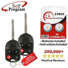 2 For 2011 2012 2013 2014 2015 2016 Ford Fiesta Keyless Entry Key Car Remote Fob
