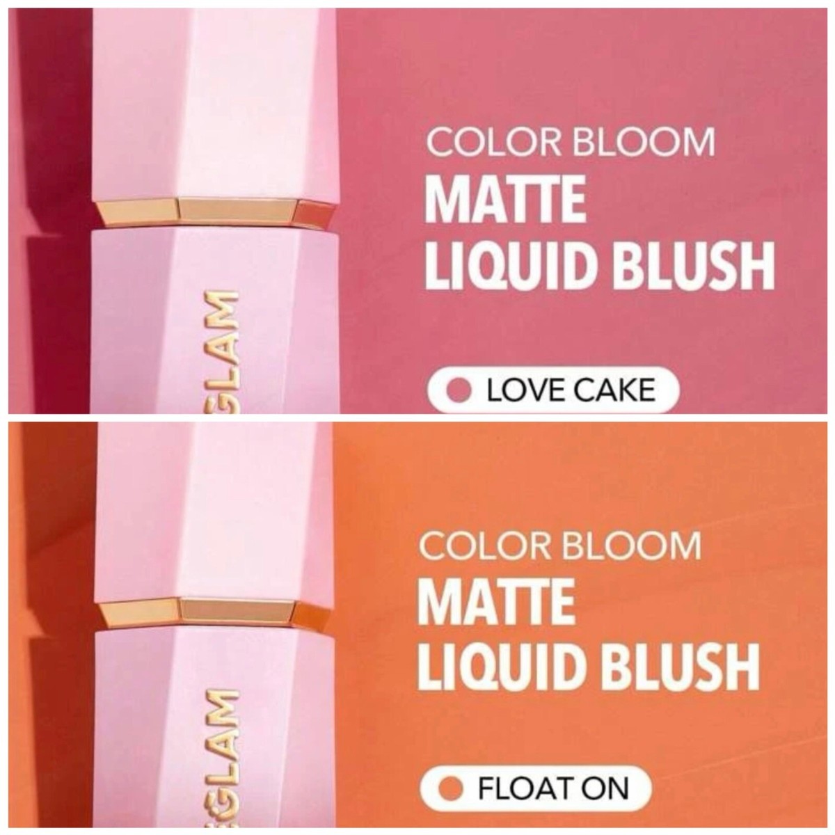 2x SHEGLAM Liquid Blush Matte Love Cake Float On