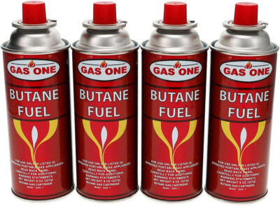 #ad #ad 8 Oz Butane Fuel Canister Cartridge Safety Release Device 8 Pack Lightweight New $17.99