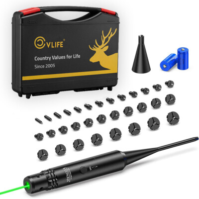 Professional Laser Bore Sight Kit Multiple Caliber Upgraded Green Bore Sig | DE