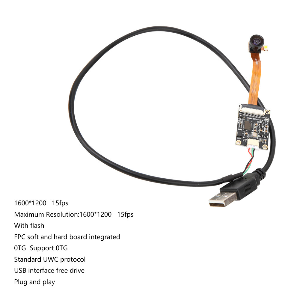 High definition usb camera module 2 megapixel 60 field view otg camera