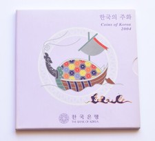 Korea Zestaw monet obiegowych KMS 2004 BU / ST COINS SET