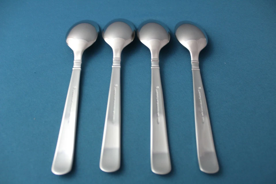 4 Teaspoons JA Henckels EARL Glossy 18/10 Stainless China NEW 6 1/2" - Image 4 of 4
