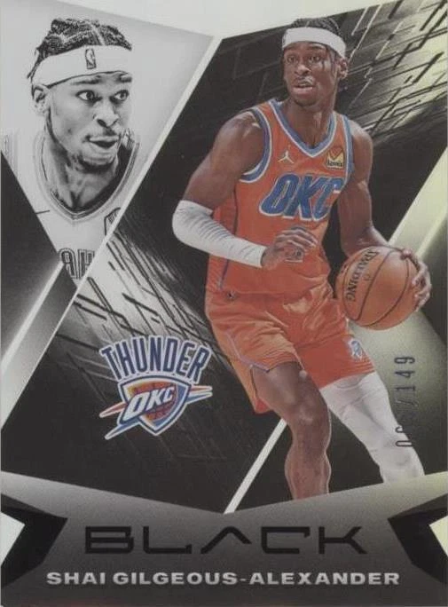 2018-19 Panini Noir - Shai Gilgeous-Alexander #185 - огромный