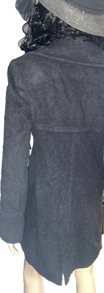 Charcoal Saks 5th Avenue Peacoat size 8 Women’s - Image 3 of 4