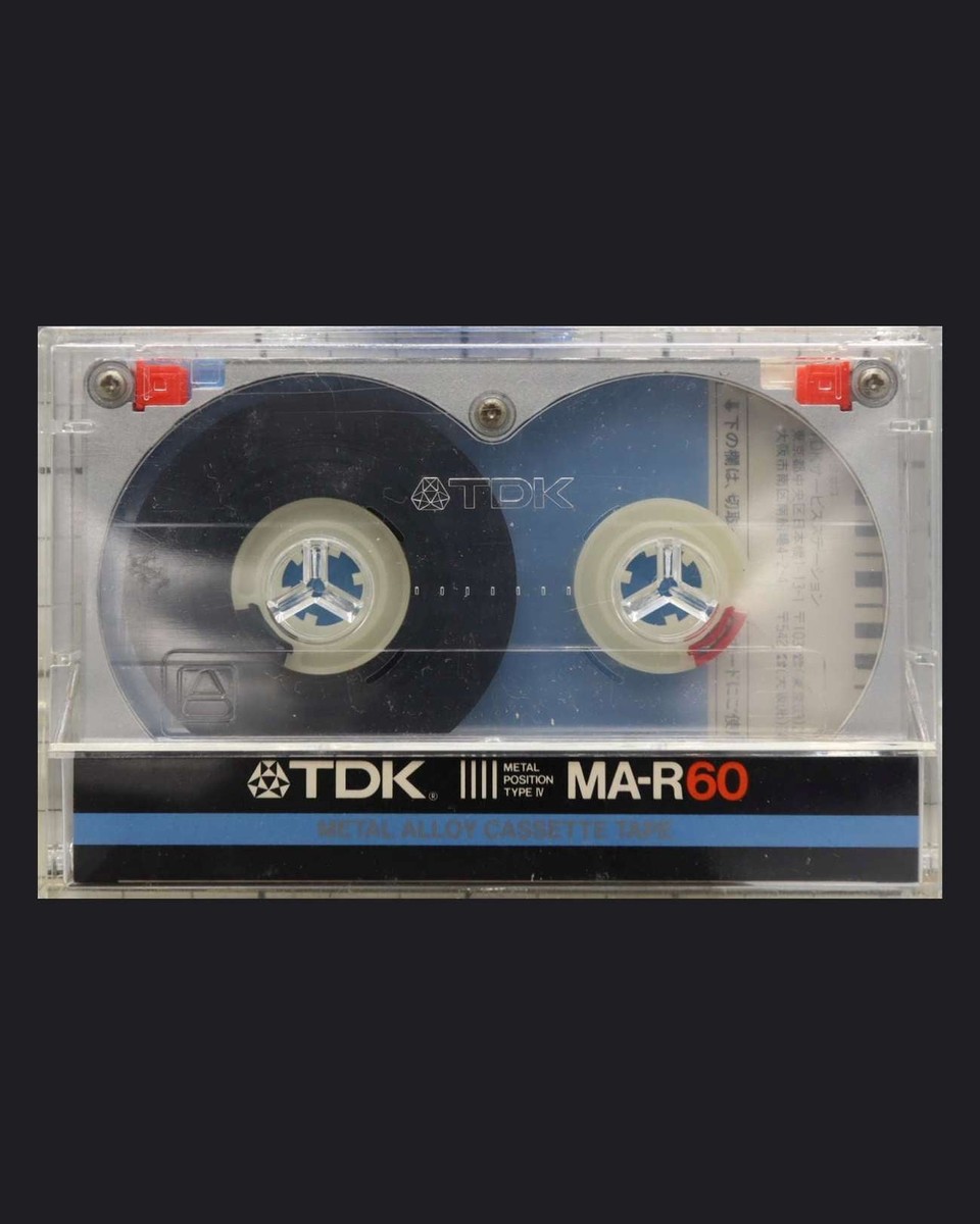 TDK MA-R 1984 JP Type IV Metal Cassette NOS, B & C Stock