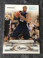 DANTE CUNNINGHAM 2009-10 PLAYOFF PRESTIGE LIGHT BLUE DRAFT AUTO RC #233 /699