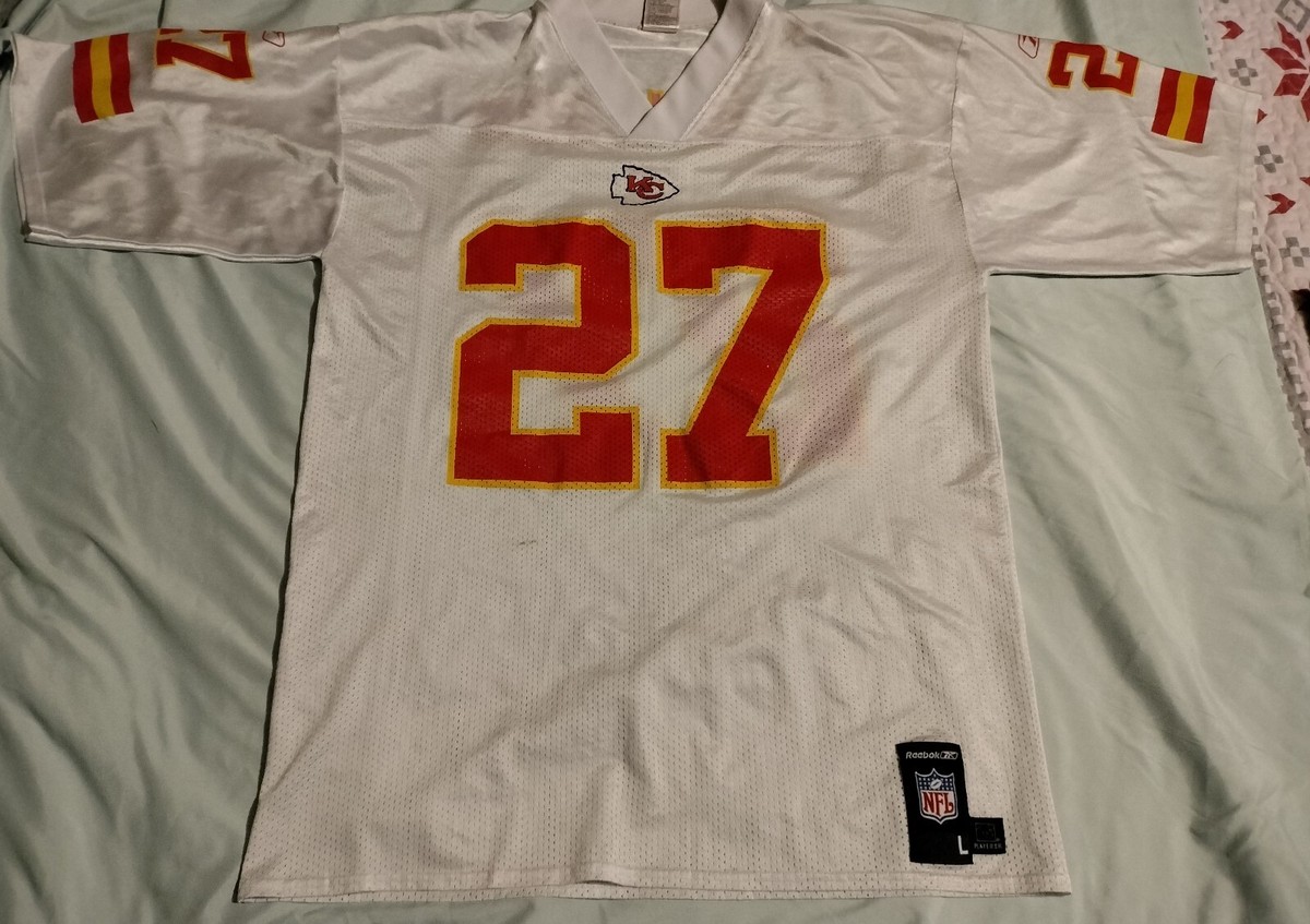 L. Johnson #27 Kansas City Chiefs Jersey Football Size L NFL