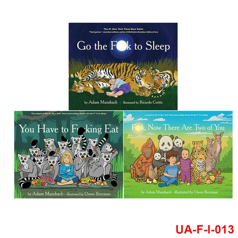 Go the Fuck to Sleep Collection 3 Books Set By Adam Mansbach Go the F*k to Sleep - Image 2 of 4