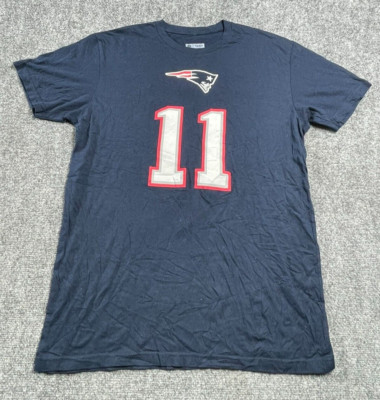 NFL Team Apparel Men's T-Shirt Edelman #11 New England Patriots