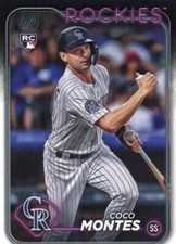 2024 Topps #92 Coco Montes Colorado Rockies Baseball Card RC