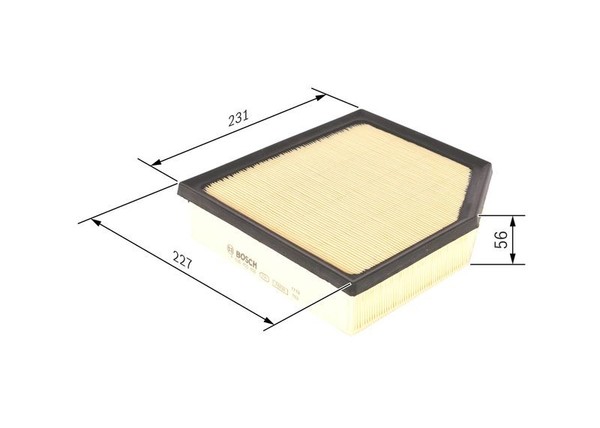 Luftfilter Bosch F 026 400 456 FüR OE 17801 31100 - 17801 31170 - 1780131170-image