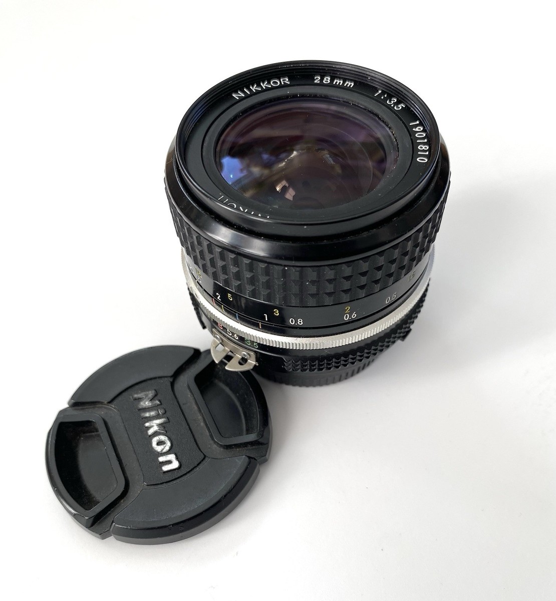 Nikon Nikkor 28mm f3.5 Lens with Caps | eBay Nikon Nikkor 28mm f3.5 Lens with Caps | eBay