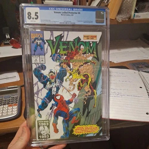 Venom Lethal Protector 4 - 1st App. Of Scream - Custom Label - CGC Graded 9.0