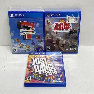 PS4 Game Lot 3 Jackbox Party Pack 7 Just Dance 2016 Just Die Already