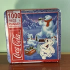 Coke COCA COLA 1000pc Jigsaw Puzzle POLAR BEAR in Collectible Gift Tin New VTG