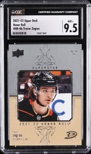 2021-2022 UD HONOR ROLL #HR46 TREVOR ZEGRAS CGC 9.5