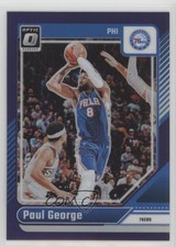 2024-25 Panini Donruss Optic Purple Prizm Paul George #110 1me8