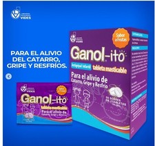 Ganol-ito Children's Cold  Flu Box of 100 chewable tablets