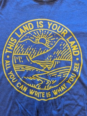 Woody Guthrie Jeff Tweedy t shirt XL 2020 80th birthday party NYC Joan Osbourne