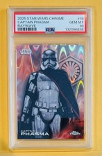 2025 Star Wars Chrome Captain Phasma Raywave PSA 10-GEM MT #19