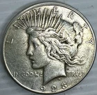 1923S Silver Peace Dollar Uncertified Very Fine Plus Condition