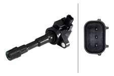 Rear Hella 5DA 358 057-601 Ignition Coil for Honda