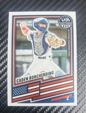 2026 Panini Stars & Stripes Prizm USA Baseball #64 Caden Borcherding