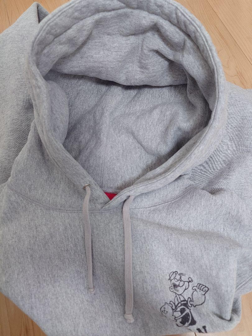 Supreme Men M Hoodie Popeye Pullover Iconic Streetwear Rare