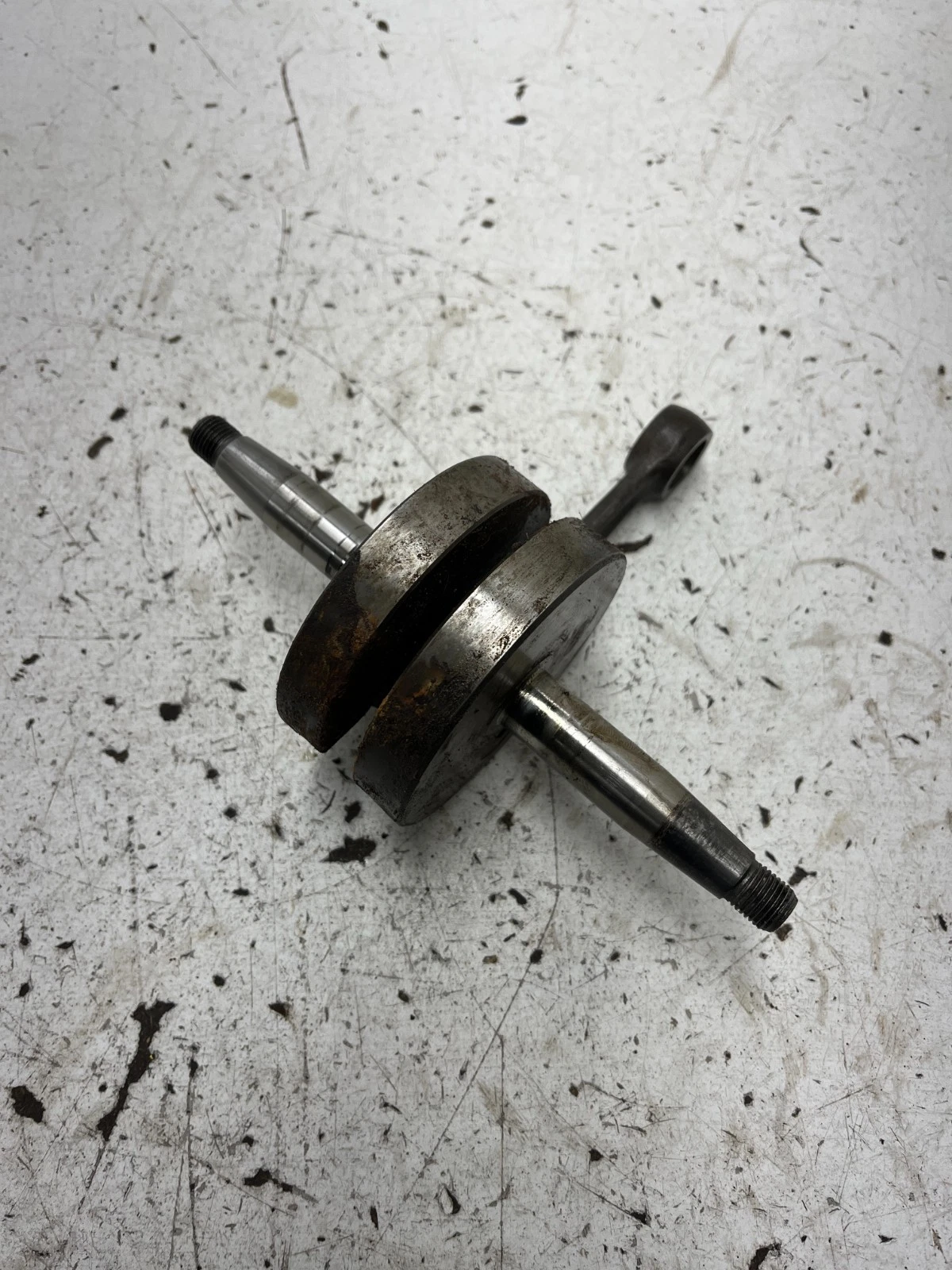 74 1974 Harley Davidson SR100 Sr 100 Baja OEM Crankshaft Crank Shaft Crank Rod