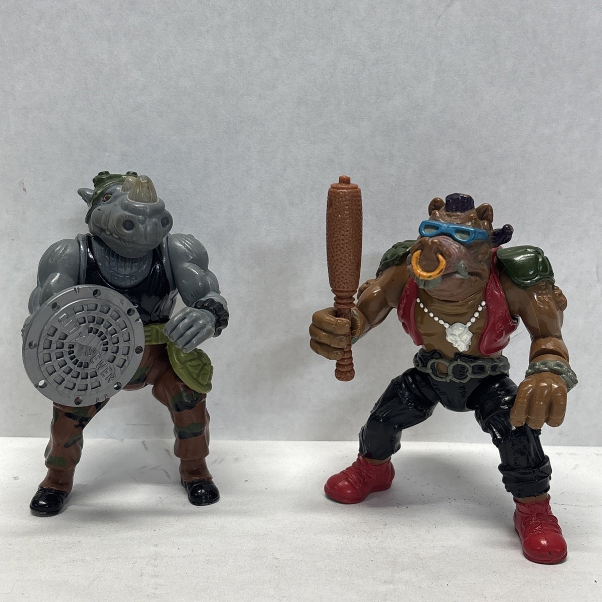 Teenage Mutant Ninja Turtles 1988 Rocksteady & Bebop Playmate Toys